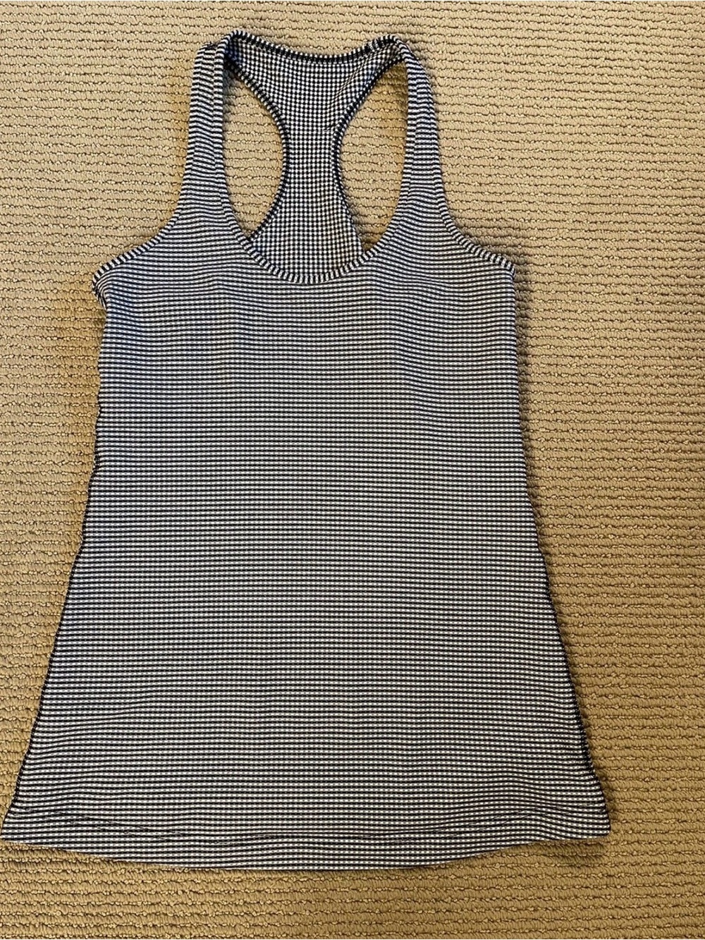 lululemon athletica Black and White Micro-Check Racerback Tank - Picture 3 of 5